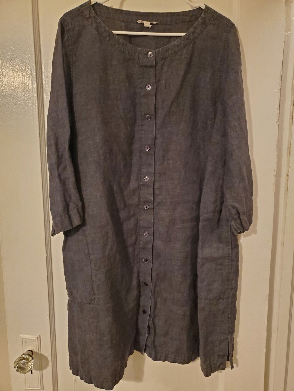 Eileen Fisher Organic Linen Tunic L